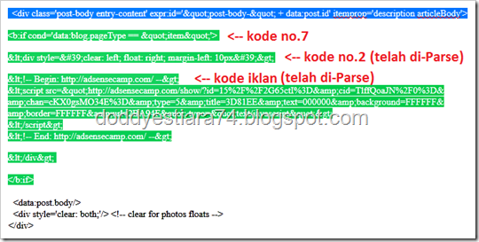 baris kode HTML