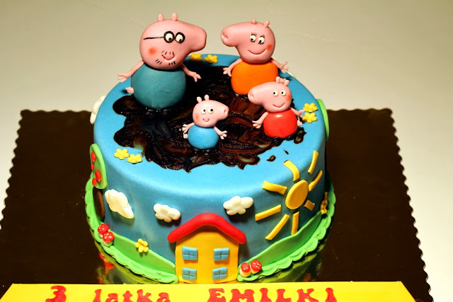 Peppa Bday Cake - Kids Birthday Cakes in London