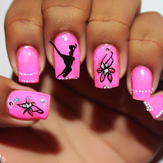 ballerina nail art designs