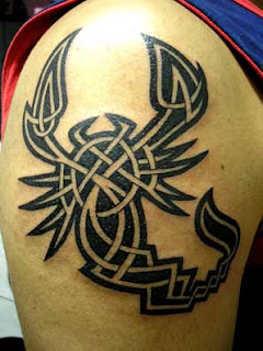 Scorpion Tattoo Tribal