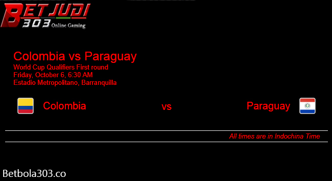 Prediksi Colombia vs Paraguay 06 Oktober 2017