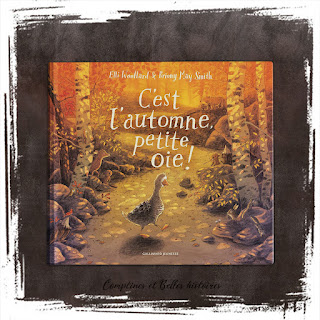 C'est l'automne, petite oie, livre pour enfant sur la migration et l'hibernation des animaux, d'Elli Woollard et Briony May Smith, Gallimard Jeunesse