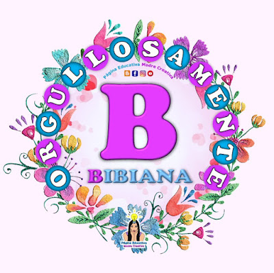 Nombre Bibiana - Carteles para mujeres - Día de la mujer