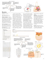 BOLSOS O MOCHILAS CON FLORES  A CROCHET  - PATRON Y GRAFICO