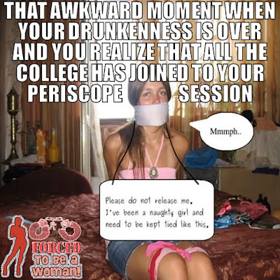 Periscope session Sissy TG Caption - TG Captions and more - Crossdressing and Sissy Tales and Captioned images