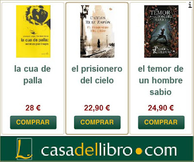 Publicitat web de La Casa del Libro