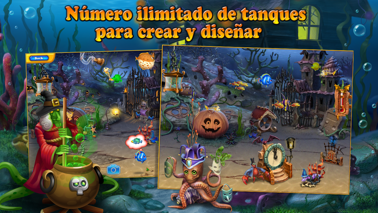 Descargar Fishdom Spooky HD (Full) v1.0.1 .apk [Español 