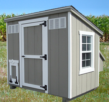 It will be something like this one with nesting boxes on the side.