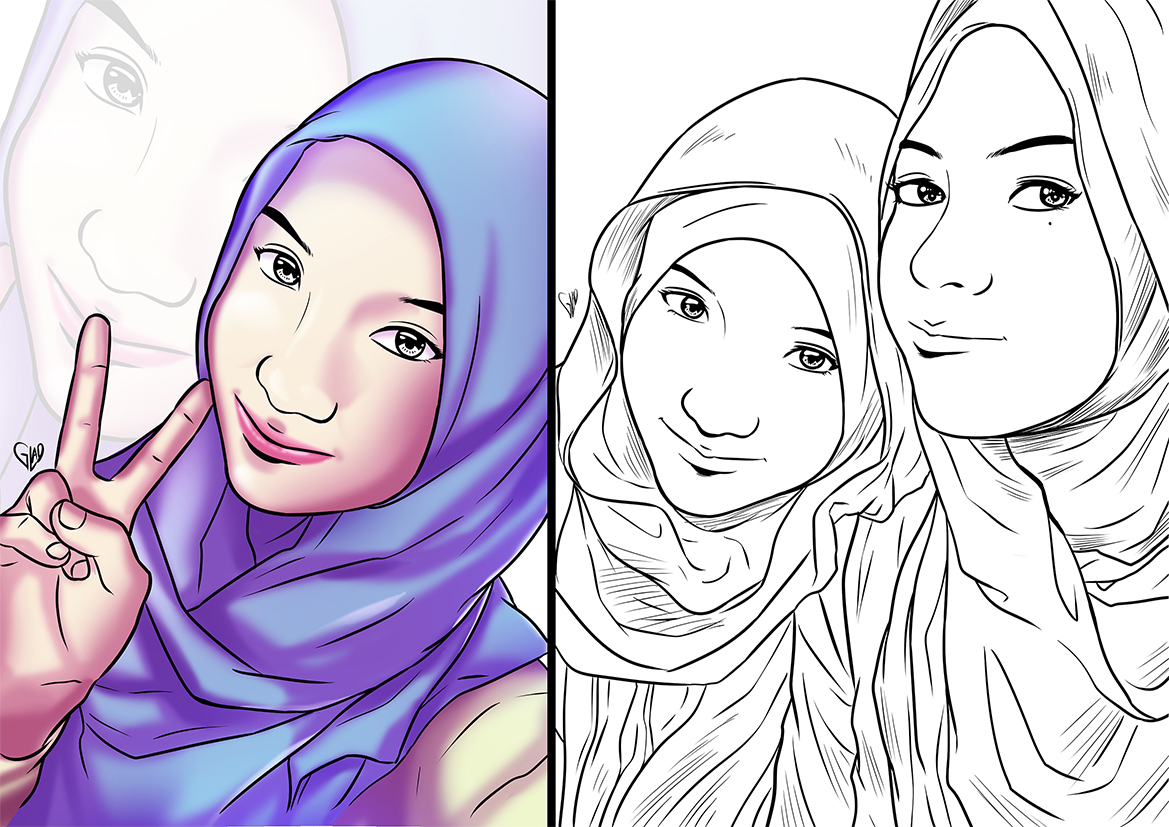 Contoh Gambar Ilustrasi Kartun Dan