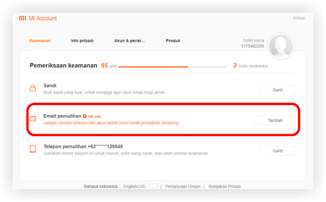 Tutorial Cara Cepat Daftar Akun Xiaomi