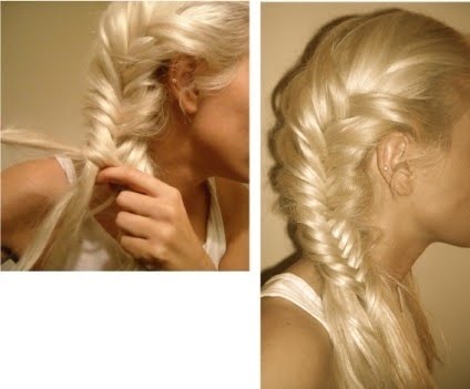 fishtail braid fergie. look like a fish tail!