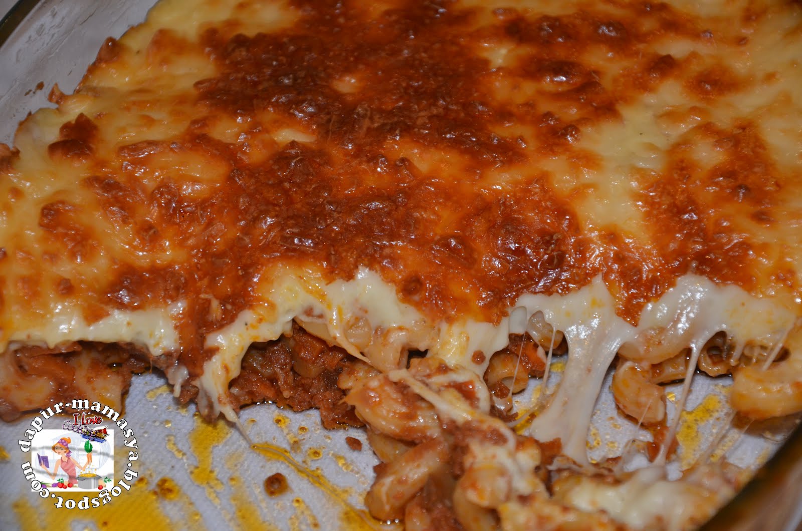 Dapur Mamasya: Baked Makaroni with extra cheese & Pizza.