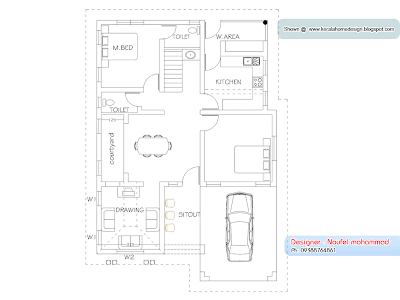 New Homes in Kerala 1900 Sq. Ft