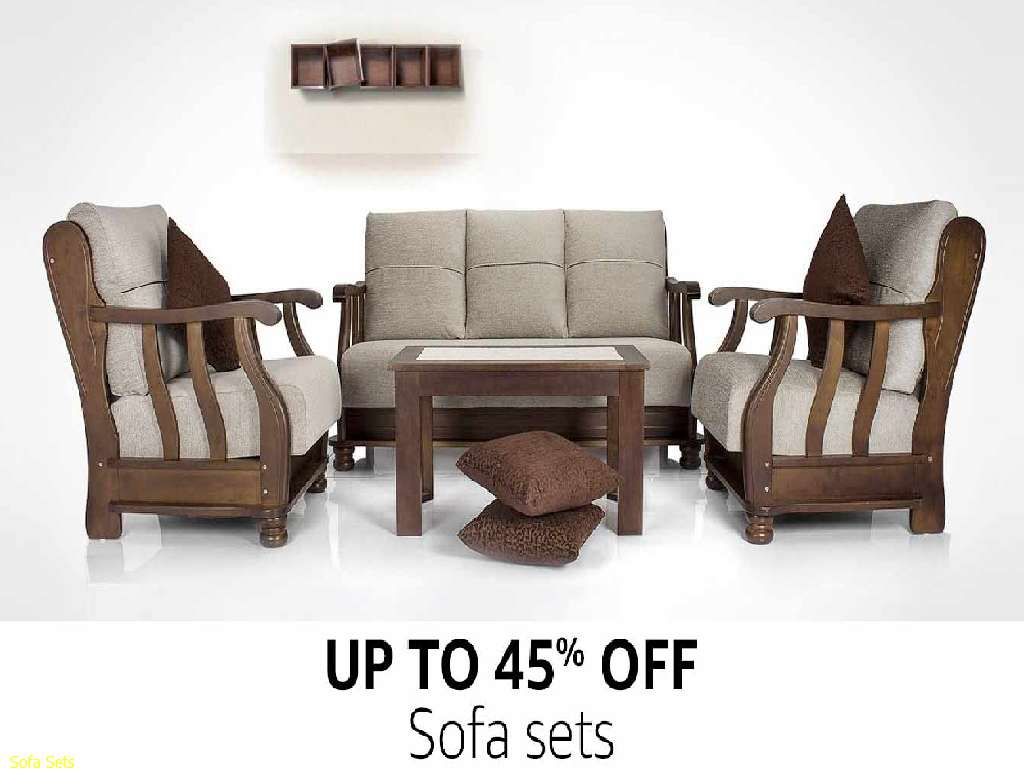 Charlie Design Wooden Sofa - Sofa Set Lowest Price In Bangalore