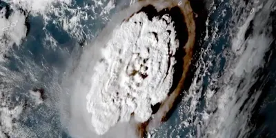 El volcán Tonga ha enviado suficiente agua a la atmósfera para calentar la Tierra