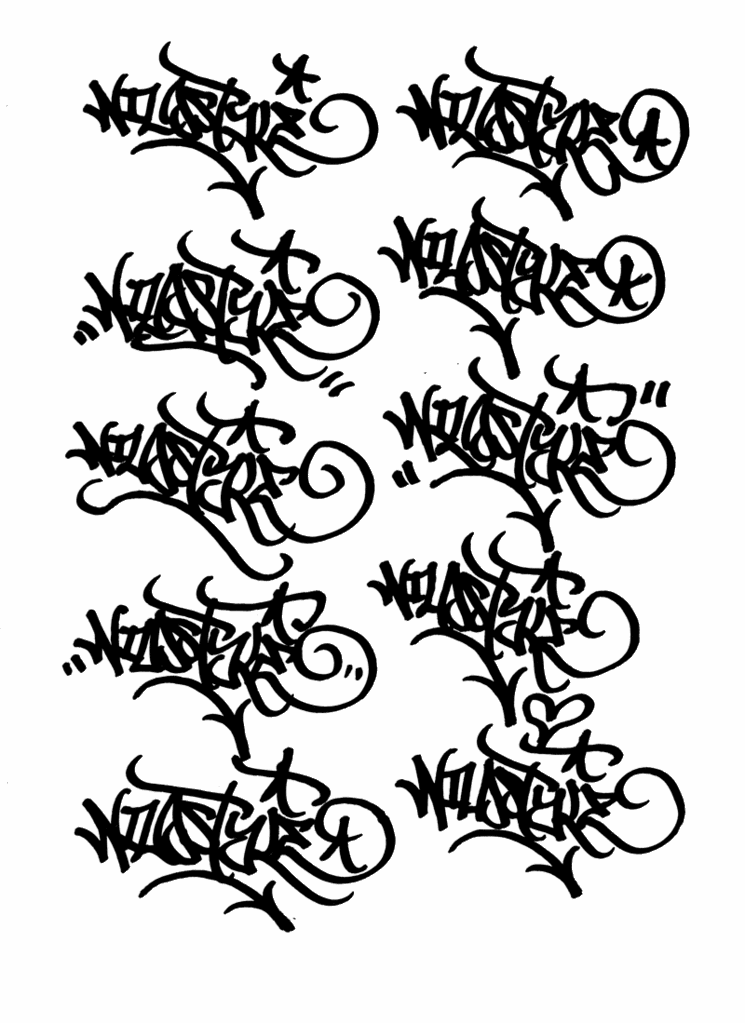 Wildstyle Graffiti Letters