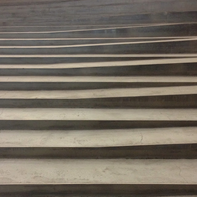 Concrete steps mimicking waves at the Maritime Museum of Denmark by Bjarke Ingels Group