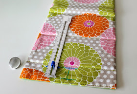 Prop-Up Tablet Case | Step-by-step directions how to sew an envelope case, custom fit to cover ANY size tablet with a prop-up stand built right into the flap. | The Inspired Wren