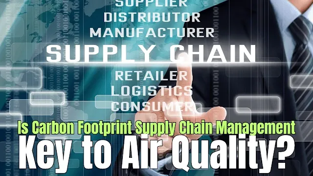 How can carbon footprint supply chain management integrate sustainable fabrics and eco friendly methods to reduce emissions and boost air quality?
