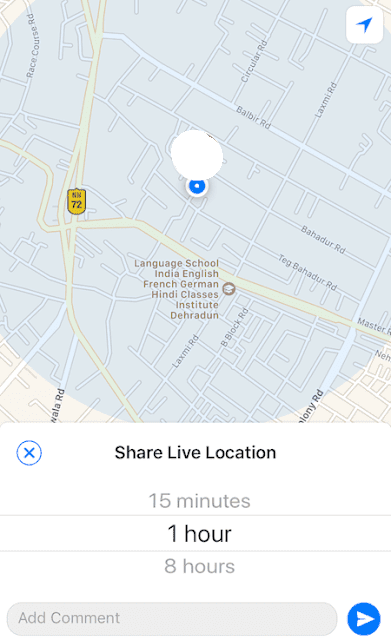 Begin Cara Berbagi Lokasi Live di WhatsApp Dari iPhone dan Android 6