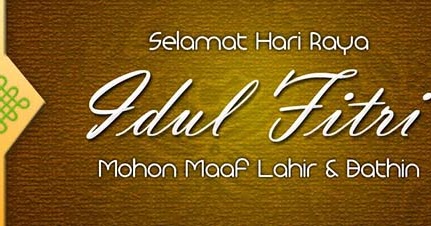 Kumpulan Pantun Ucapan Lebaran Idul Fitri 2018/2019 