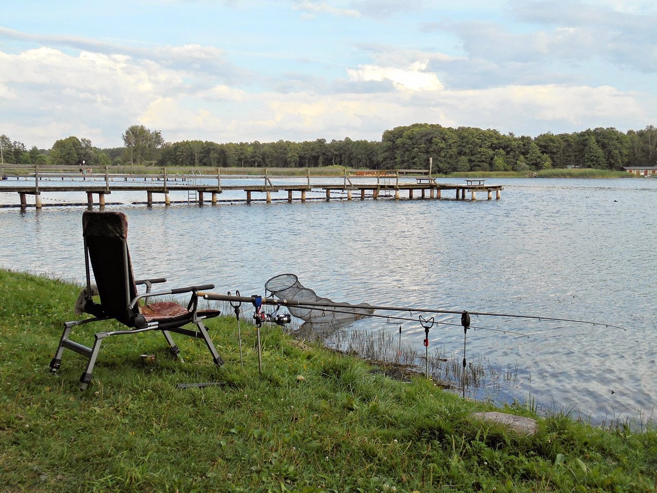 wędkarstwo, woda, jezioro lubuskie