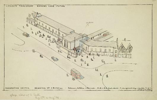 Sketch for Rayners Lane Station