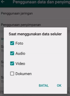 cara agar foto dan video wa tidak tersimpan otomatis