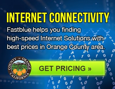 Fastblue helps you finding high-speed Internet Solutions with best prices in Orange County area