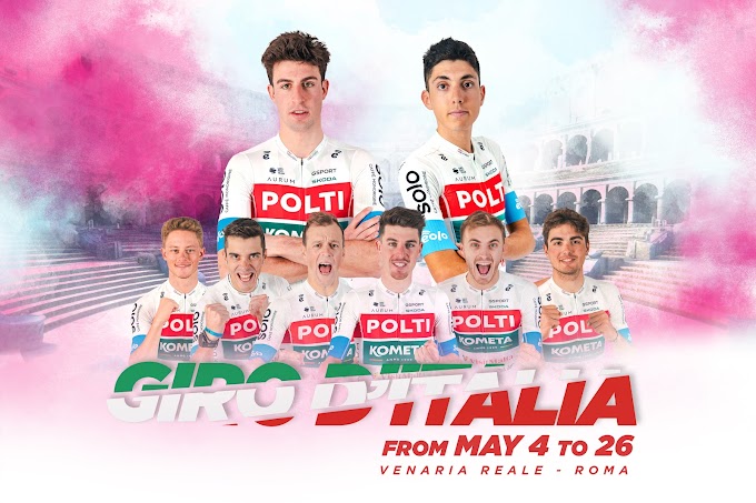 Giro d’Italia: un reto, un regalo, una oportunidad para el Team Polti Kometa