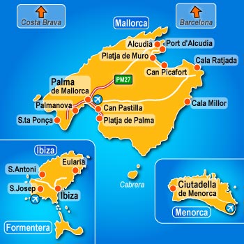 Majorca  on Majorca Map