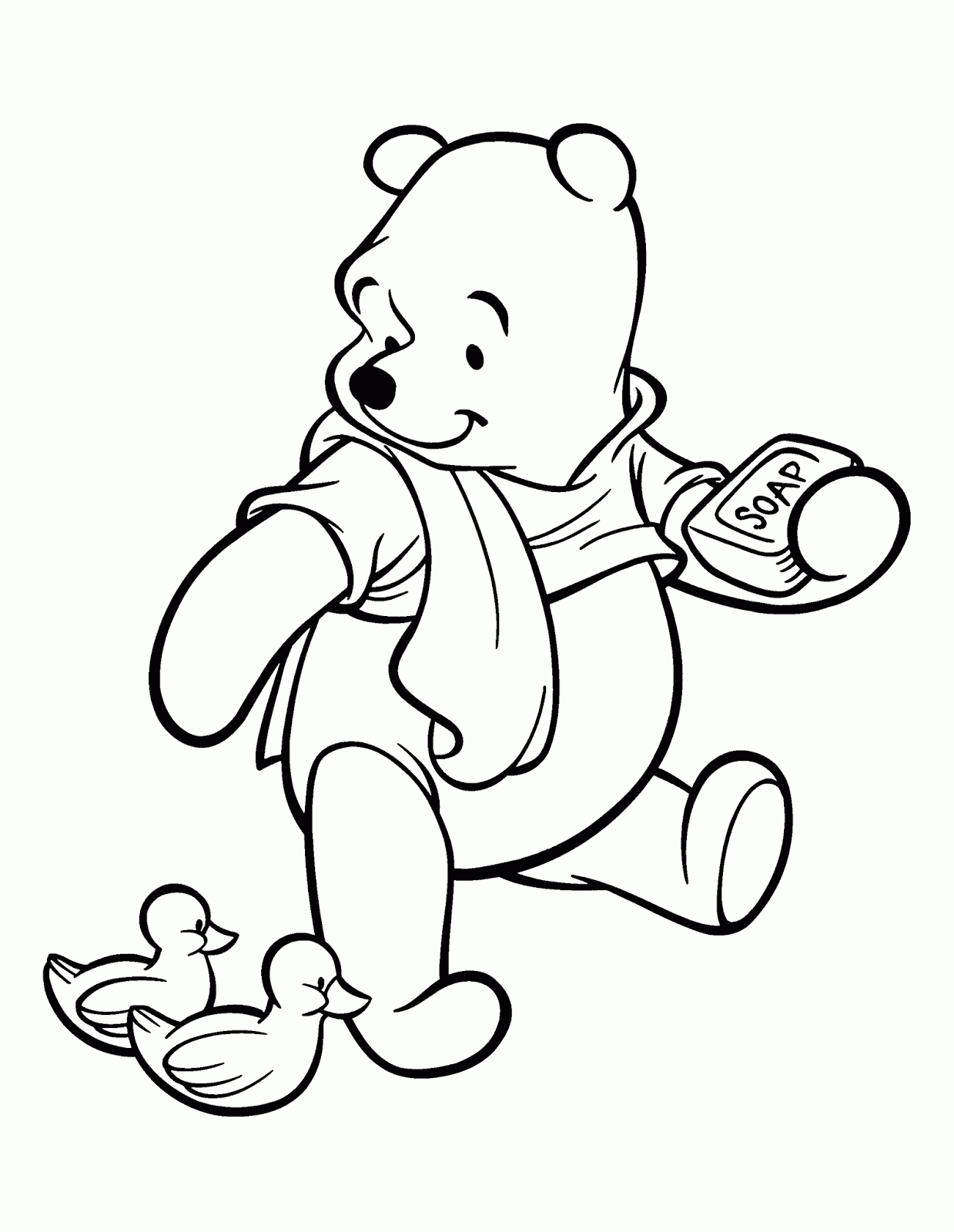 Download Winnie the Pooh coloring pages | Winnie The Pooh Quotes