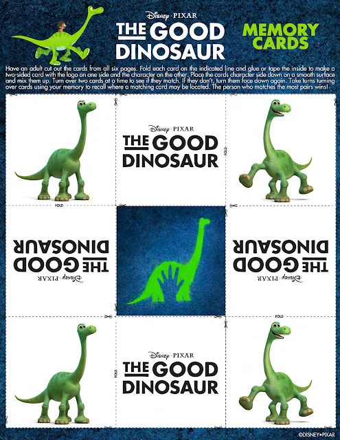 THE GOOD DINOSAUR- - Coloring & Activity Sheets  via  www.productreviewmom.com