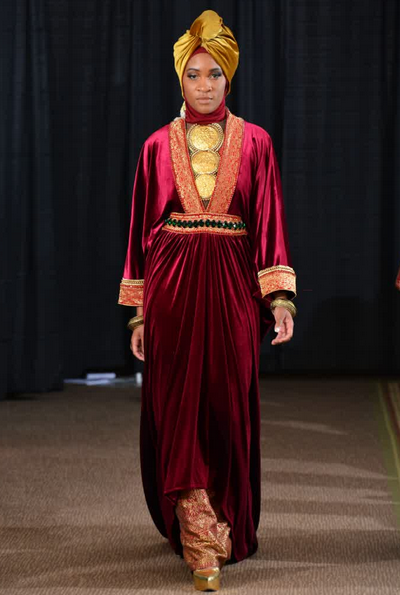  Gambar  Model Baju  Muslim  Songket  Elegan untuk Wanita