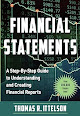 A book cover of "Financial Statements: A Step-by-Step Guide to Understanding and Creating Financial Reports" by Thomas R. Ittelson.