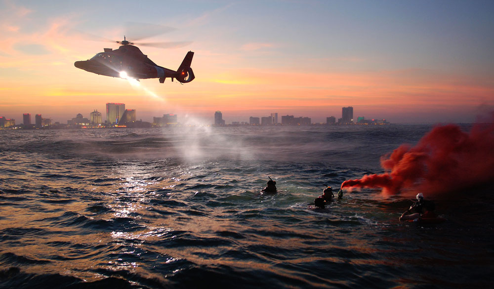 coast guard rescue swimmer  motto