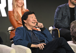 Ken Jeong from “The Afterparty” Season 2 speaks at the Apple TV+ 2023 Winter TCA Tour at The Langham Huntington Pasadena.