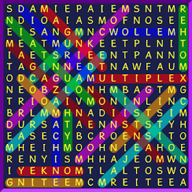 Binweevils Wordsearch Answers M is for...