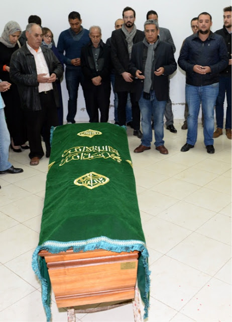 وصول جثة الشهيد محمد أمين بن مبارك الى العاصمة المغربية