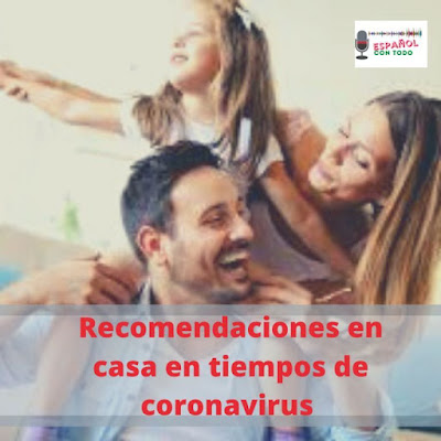 Recomendaciones en casa en tiempos de coronavirus