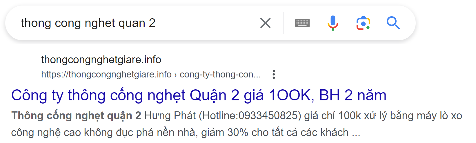 thông cống nghẹt hưng phát