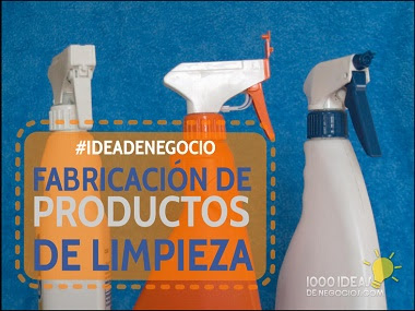 negocio fabricación productos de limpieza