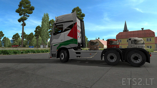 [ETS2 1.32] MohSkinner – Truck Skins – Palestine Mp4