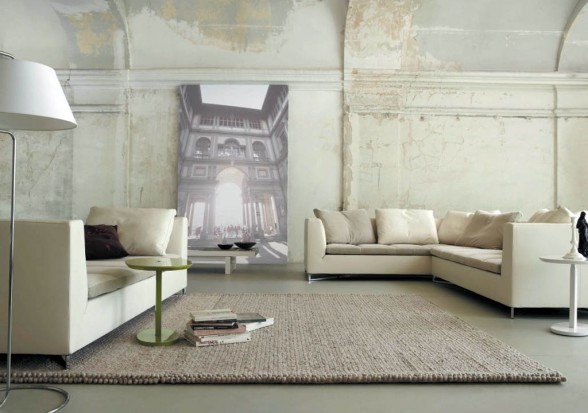 white walls living room wall painting decor