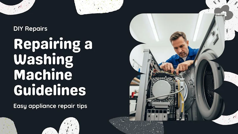 YouTube Thumbnail - Fix Your Washing Machine Like a Pro