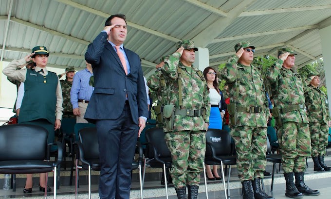 Secretario del Interior de Santander presidió ceremonia de ascenso militar