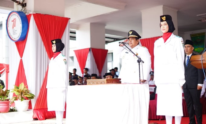Peringatan HUT-RI Ke-77 di Kabupaten Padang Pariaman Berlangsung Khidmad