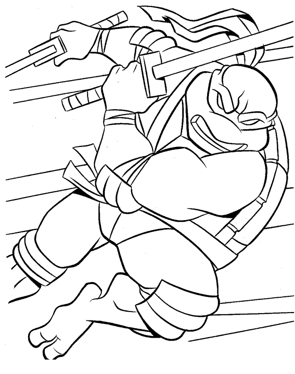 Coloring Pages for everyone: Teenage Mutant Ninja Turtle