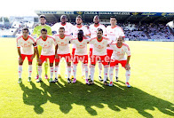 CLUB ATLÉTICO OSASUNA - Pamplona, Navarra, España - Temporada 2014-15 - Asier Riesgo, Lotiès, Cadamuro, Loé y Nekounam; Miguel Flaño, Javier Flaño, Roberto Torres, Cedric, De las Cuevas y NIno - C. D. LUGO 4 (Iago, Pavón, Peña y Manu) CLUB ATLÉTICO OSASUNA 3 (Nino 2 y Loé) - 27/09/2014 - Liga de 2ª División, jornada 6 - Lugo, estadio Ángel Carro