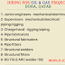 Hiring for Oil & Gas Project Doha, Qatar